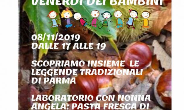 8 novembre !!! Ripartono i venerdì dei bambini