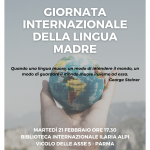 Giornata Internazionale della Lingua Madre – festeggiala con Migrantour Parma